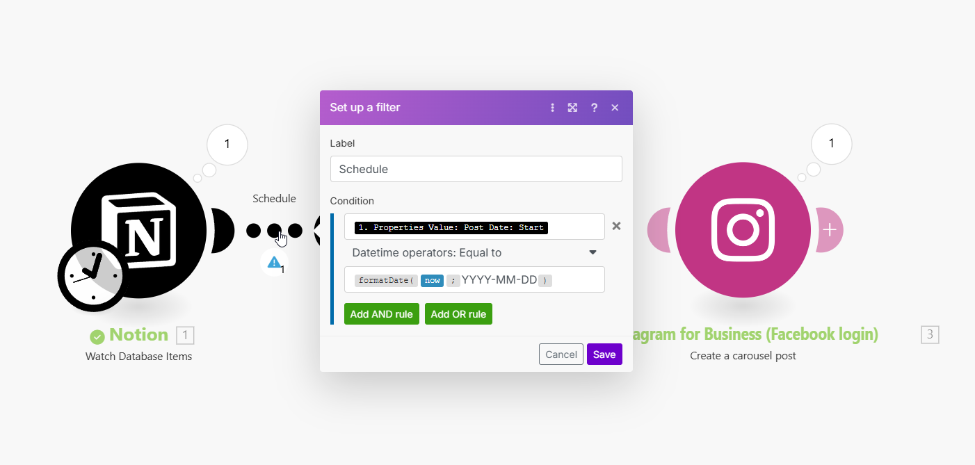 🔄 Notion→ Make IG Automation 7 Image Carousel Post - Secondary Feature Image
