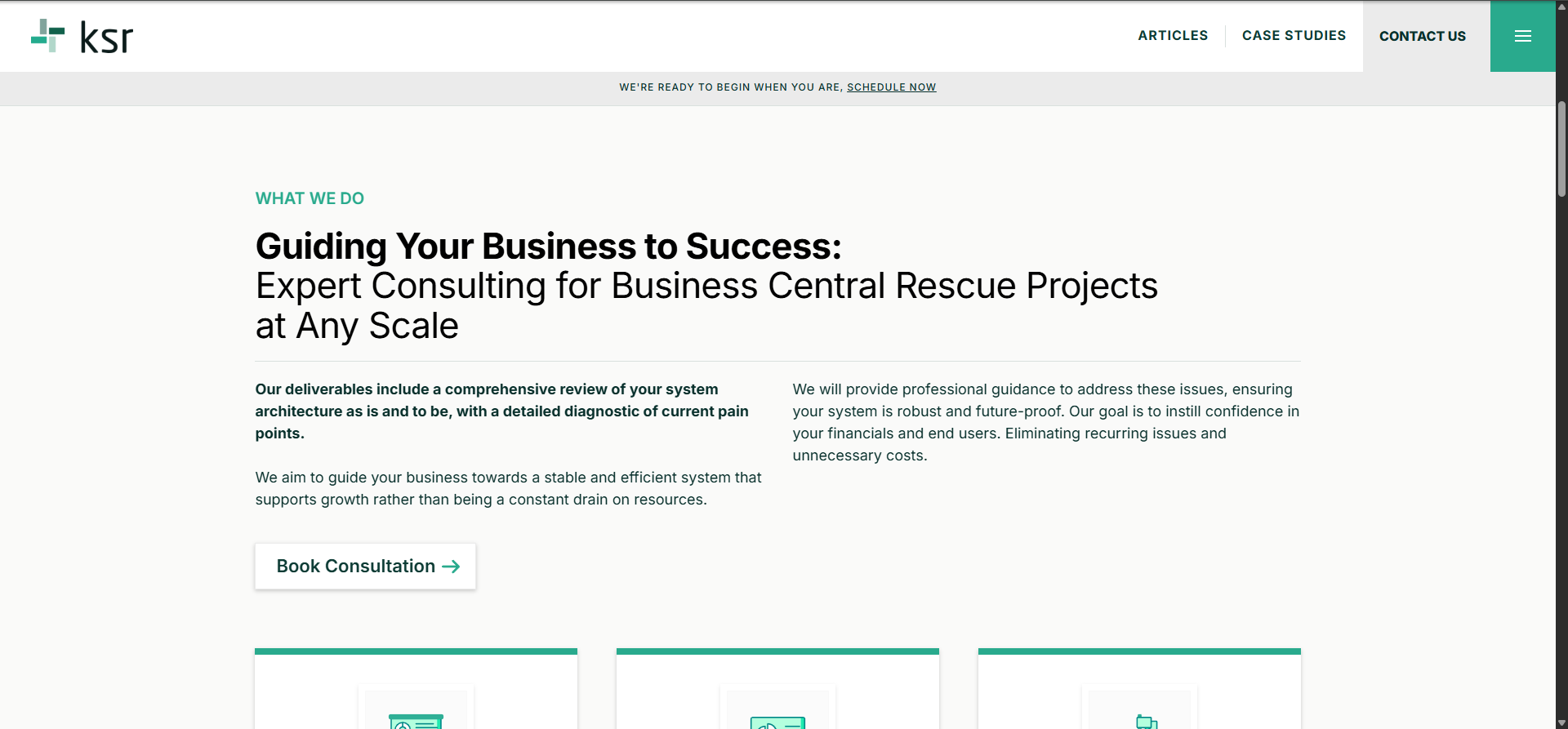 Ksr Consultants - Website - Secondary Feature Image
