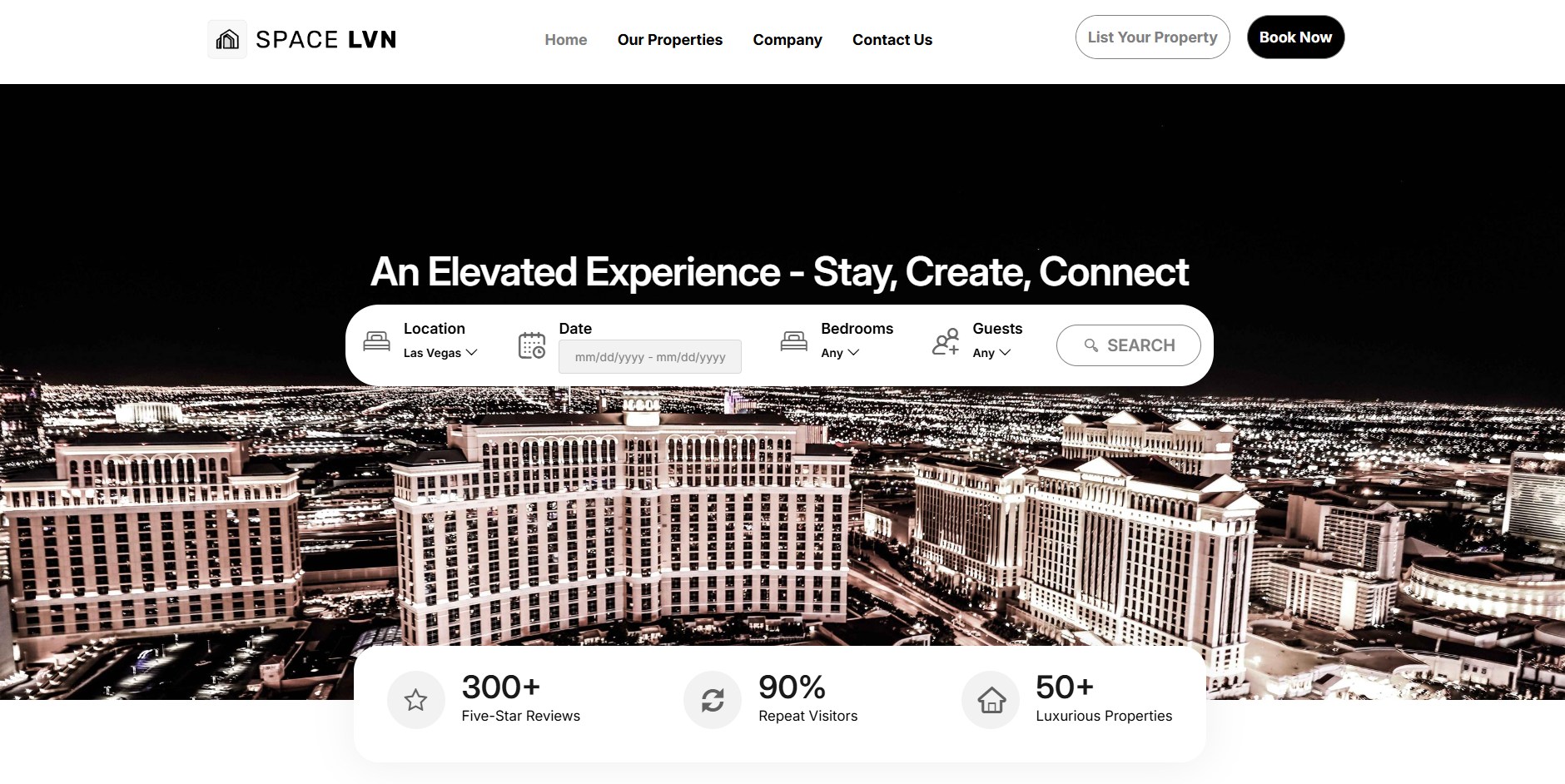 SpaceLVN - (Full) Website Design, Copy & Updates - Secondary Feature Image